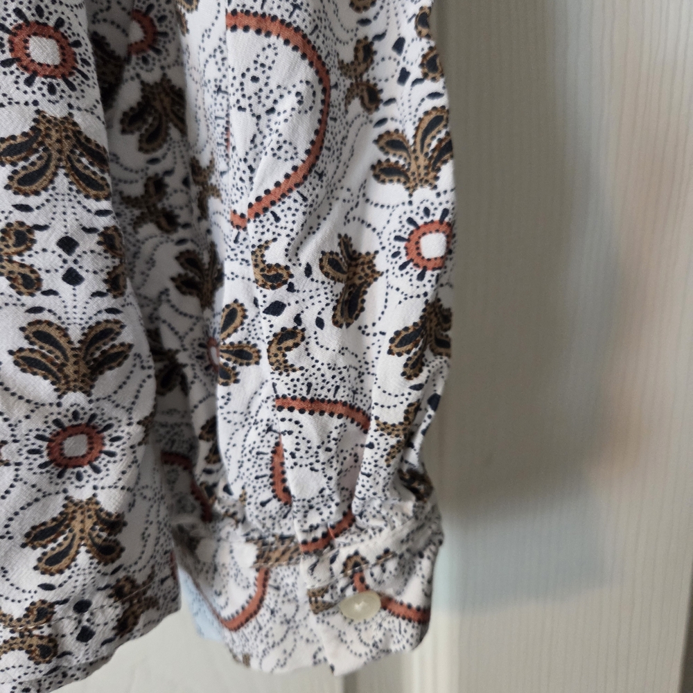 LOFT Multicolor Patterned Blouse - Picture 9 of 11